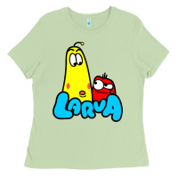 Matcha larva cartoon Ladies Tee - artisFamous