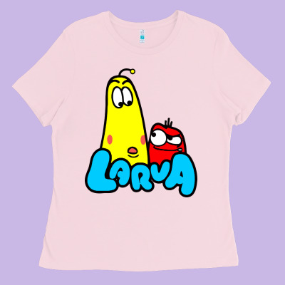 Larva Cartoon Ladies Tee Designed By Artisfamous