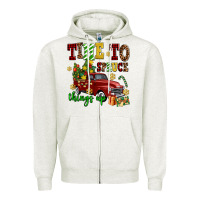 Oatmeal Heather time to spruce things up Zipper Hoodie - AdoDesignShop