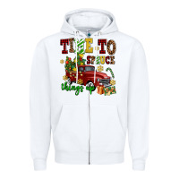 White time to spruce things up Zipper Hoodie - AdoDesignShop