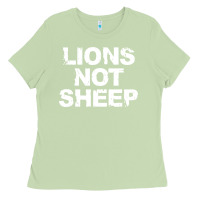 Matcha lions not sheep Ladies Tee - artisFamous