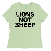 Matcha lions not sheep Ladies Tee - artisFamous