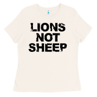 Bone lions not sheep Ladies Tee - artisFamous