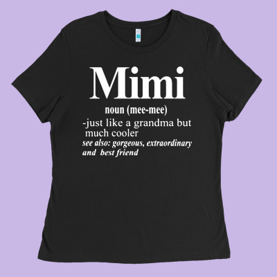 Mimi Ladies Tee Designed By Artisfamous