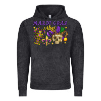 Mardi Gras Vibes Skull Vintage Hoodie | Teevron