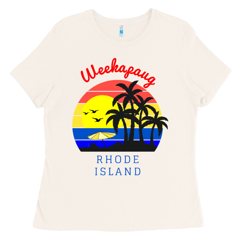 Weekapaug, Rhode Island Sunset Ladies Tee by artisFamous | Teevron