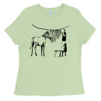 Matcha Banksy Zebra Ladies Tee - artisFamous