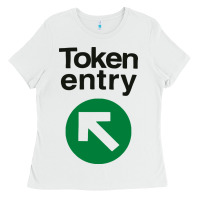 White token entry Ladies Tee - artisFamous