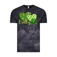 Cloud Black St. Patrick's Lucky hearts Vintage Tee - OliviaCreatesArt