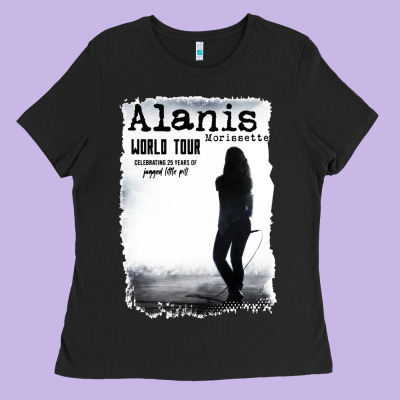 Alanis Morissette, World Tour Ladies Tee Designed By Artisfamous