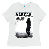 White alanis morissette, world tour Ladies Tee - artisFamous