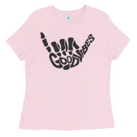 Bubblegum Pink goodvibes shaka Ladies Tee - artisFamous