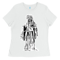 White santa muerte blanca Ladies Tee - artisFamous