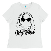 White my bebe moira rose Ladies Tee - artisFamous