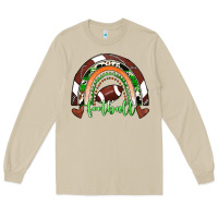 Mushroom Football Rainbow Long Sleeve Tee - RanaPortraitStore