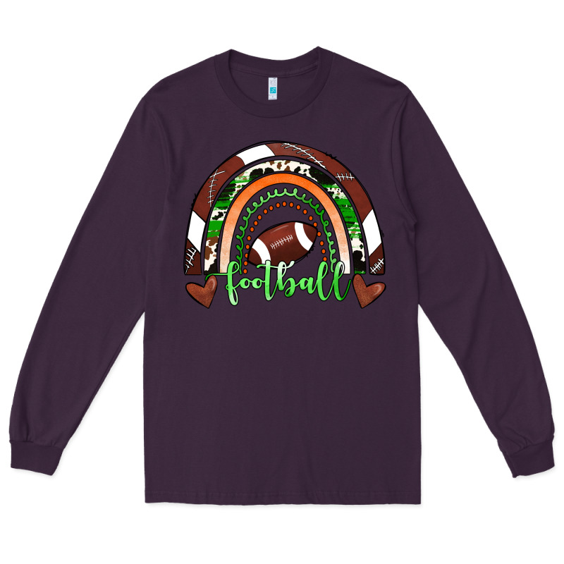 Football Rainbow Long Sleeve Tee by RanaPortraitStore | Teevron