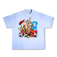Grape Ice Soccer Cold Drink Frappe Urban Heavy Tee - FaDigitalArtStudio