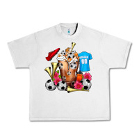 Lunar Rock Soccer Cold Drink Frappe Urban Heavy Tee - FaDigitalArtStudio