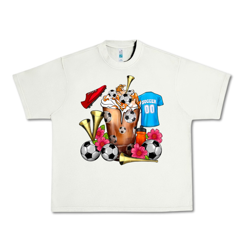 Soccer Cold Drink Frappe Urban Heavy Tee by FaDigitalArtStudio | Teevron