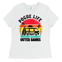 Car Pogue Life Outer Banks Ladies Tee | Teevron