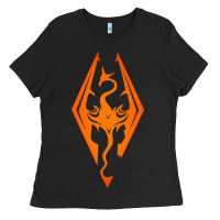 Black skyrim elder scrolls oblivion Ladies Tee - artisFamous
