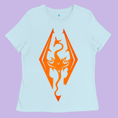 Skyrim Elder Scrolls Oblivion Ladies Tee Designed By Artisfamous