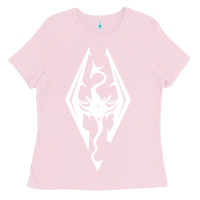 Bubblegum Pink skyrim elder Ladies Tee - artisFamous