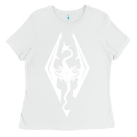 White skyrim elder Ladies Tee - artisFamous
