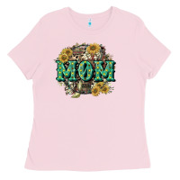 Bubblegum Pink Aztec Mom Mother's Day Ladies Tee - CowGirlArtShop