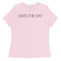Bubblegum Pink Saves The Day Ladies Tee - artisFamous