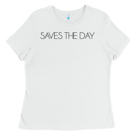 White Saves The Day Ladies Tee - artisFamous