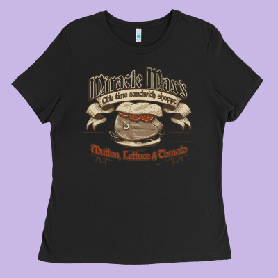 Mutton Lettuce And Tomato Ladies Tee Designed By Artisfamous