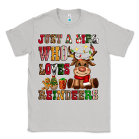 Moon Dust just a girl who loves reindeers Classic Tee - CowGirlArtShop