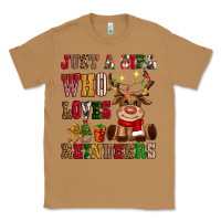 Toasted Coconut just a girl who loves reindeers Classic Tee - CowGirlArtShop