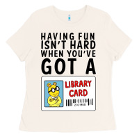 Bone arthur library card classic rachelrae09 Ladies Tee - artisFamous