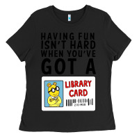 Arthur Library Card Classic Rachelrae09 Ladies Tee | Teevron