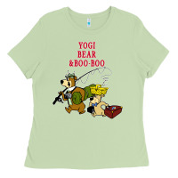 Matcha yogi bear & boo boo Ladies Tee - artisFamous