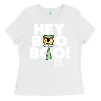 White yogi bear Ladies Tee - artisFamous