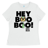 White yogi bear Ladies Tee - artisFamous