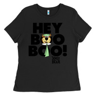 Black yogi bear Ladies Tee - artisFamous