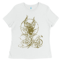 White sleeping beauty maleficent crow branchesy Ladies Tee - artisFamous