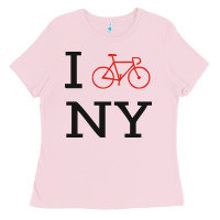 Bubblegum Pink i bike ny funny bike Ladies Tee - artisFamous