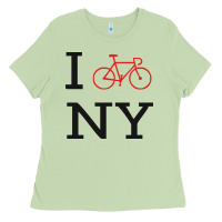 Matcha i bike ny funny bike Ladies Tee - artisFamous