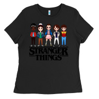 Black stranger kids Ladies Tee - artisFamous