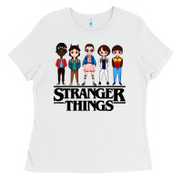 White stranger kids Ladies Tee - artisFamous
