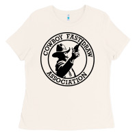 Bone cowboy fast draw association Ladies Tee - artisFamous