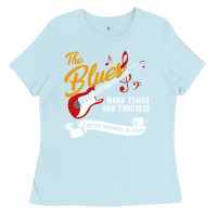 Baby Blue the blues music Ladies Tee - artisFamous