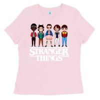 Bubblegum Pink stranger kids Ladies Tee - artisFamous