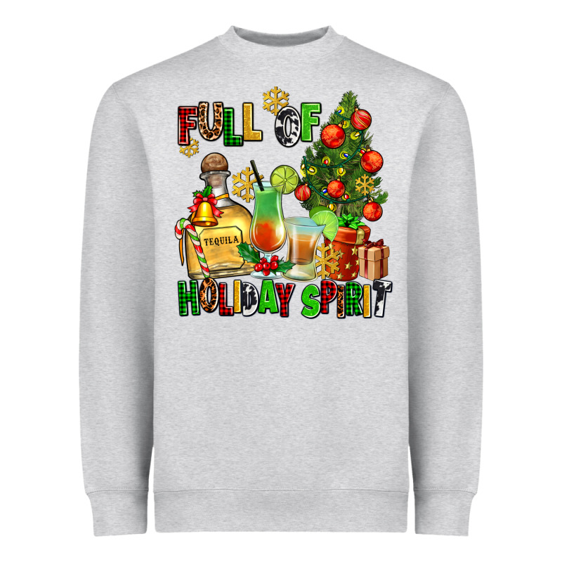 Full Of Holiday Spirit Heavyweight Sweatshirt by AdoDesignShop | Teevron