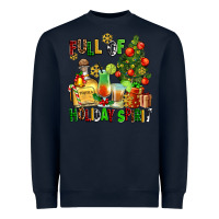 Navy full of holiday spirit Heavyweight Sweatshirt - AdoDesignShop
